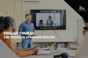 English Language Course Singapore: Students practicing speaking and listening skills at Hanbridge Institute.