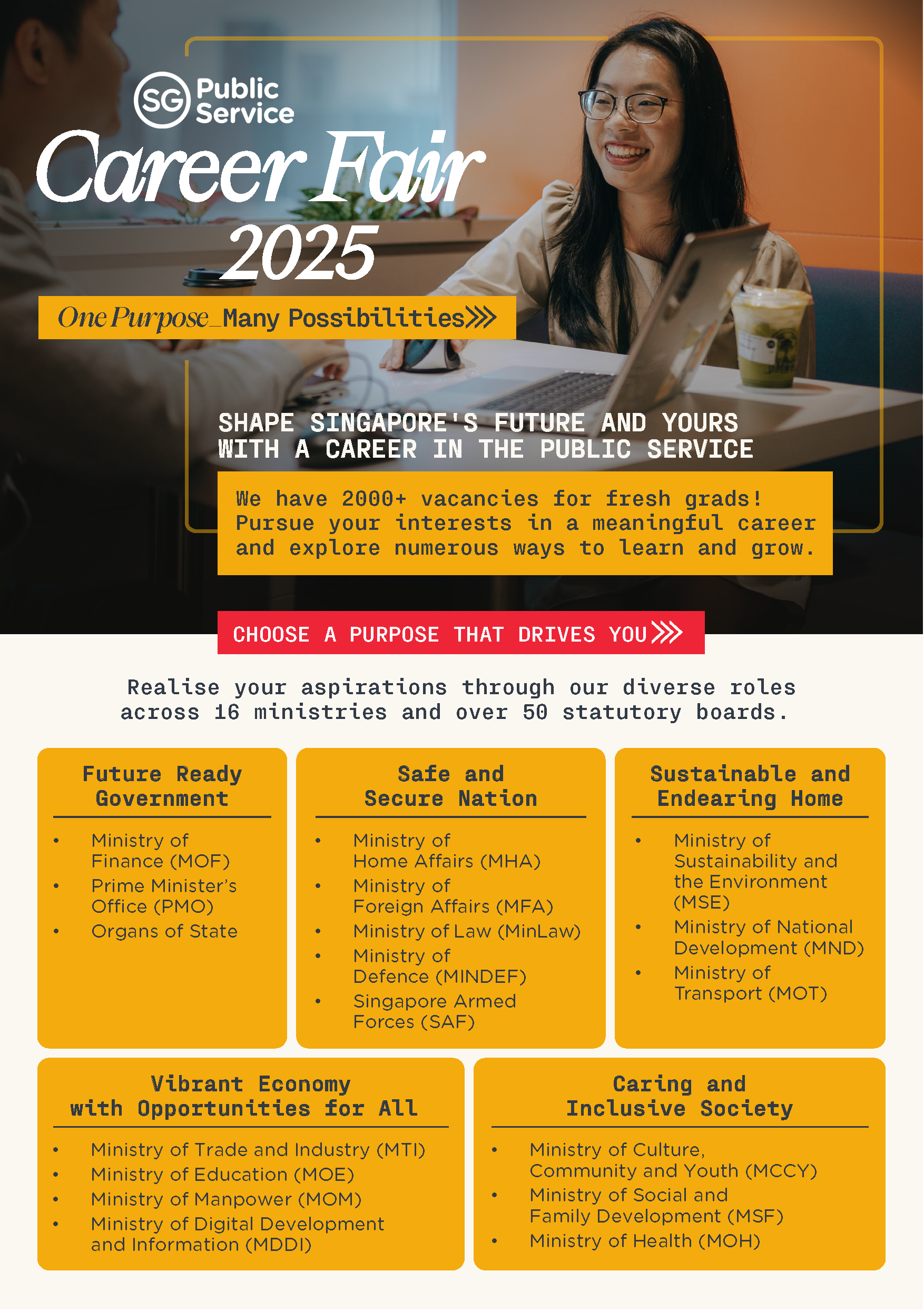 SG Public Service Career Fair 2025 banner