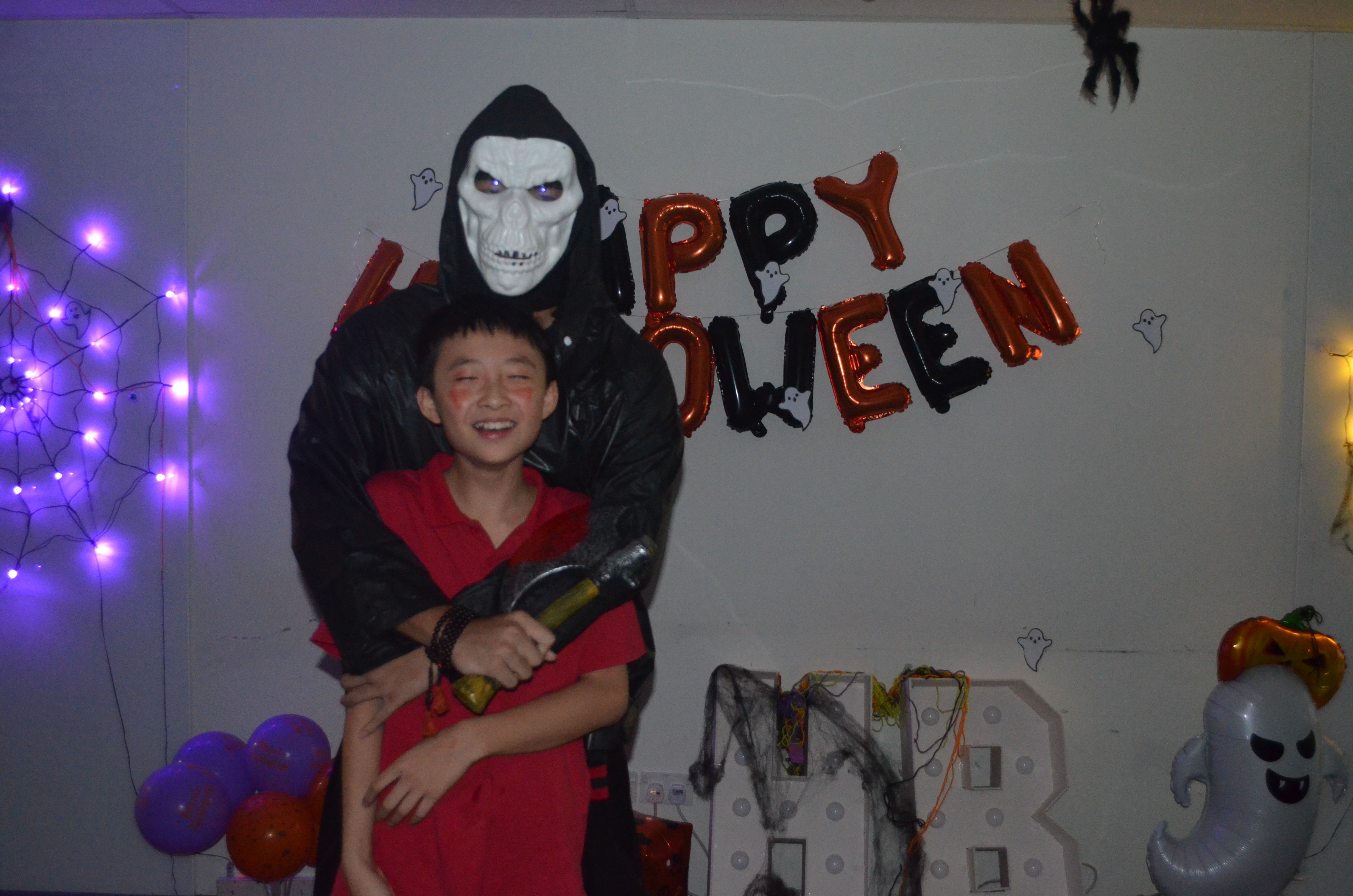 Students celebrating Halloween 1