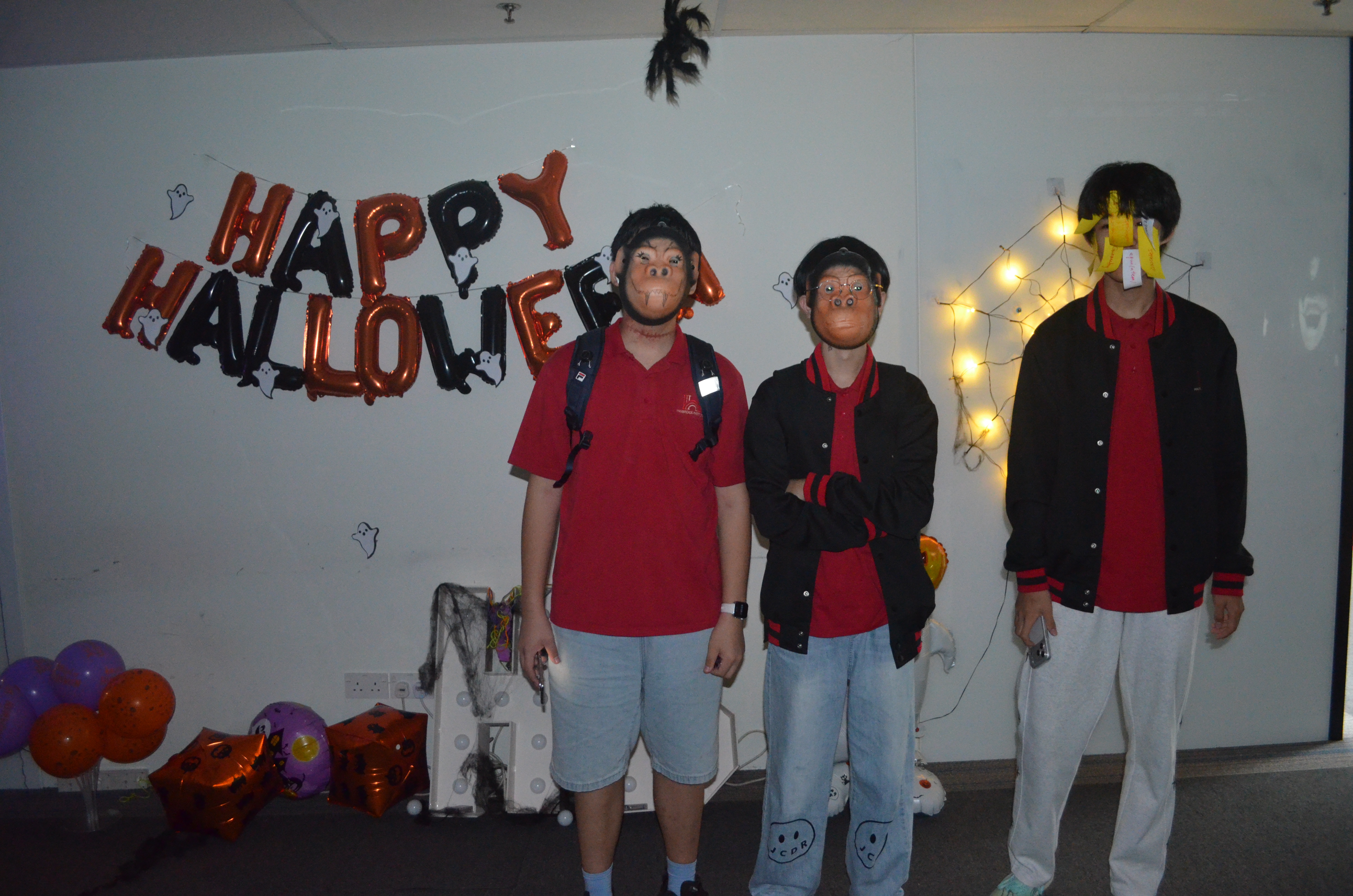 Students celebrating Halloween 2