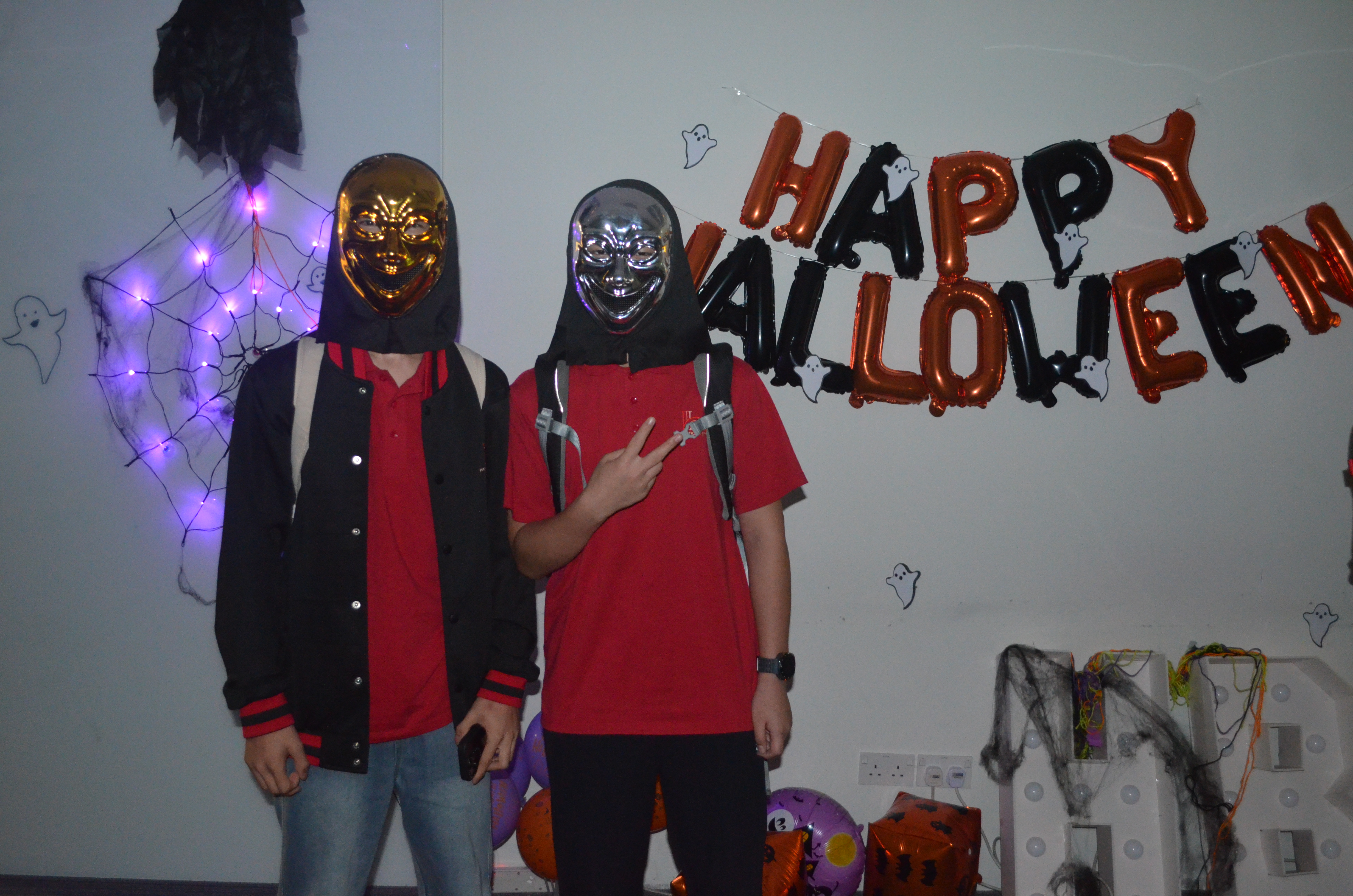 Students celebrating Halloween 3