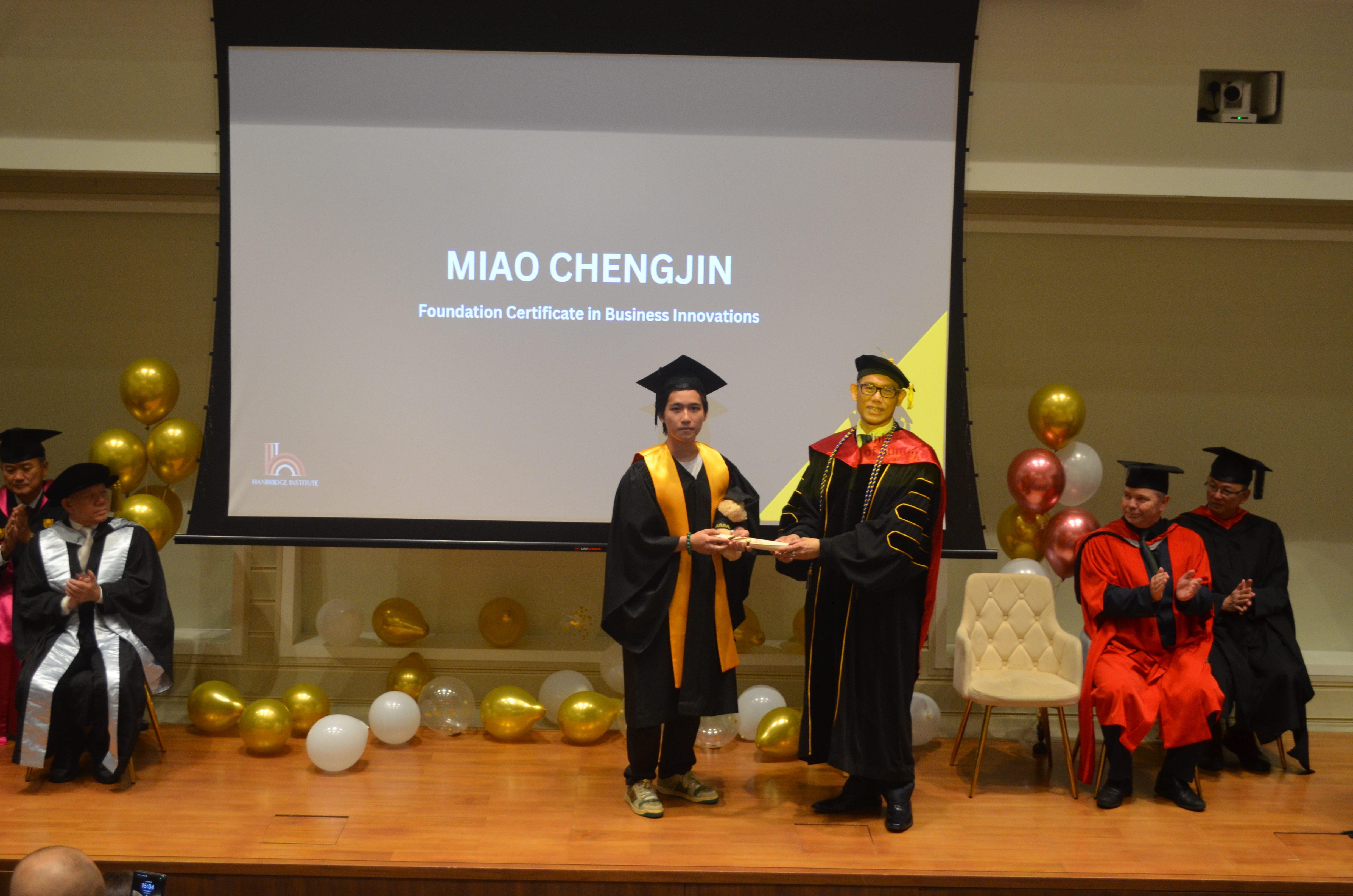 Graduation audience and ceremony hall