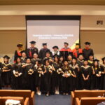 Hanbridge Institute Class of 2025 celebrating their graduation ceremony in Singapore