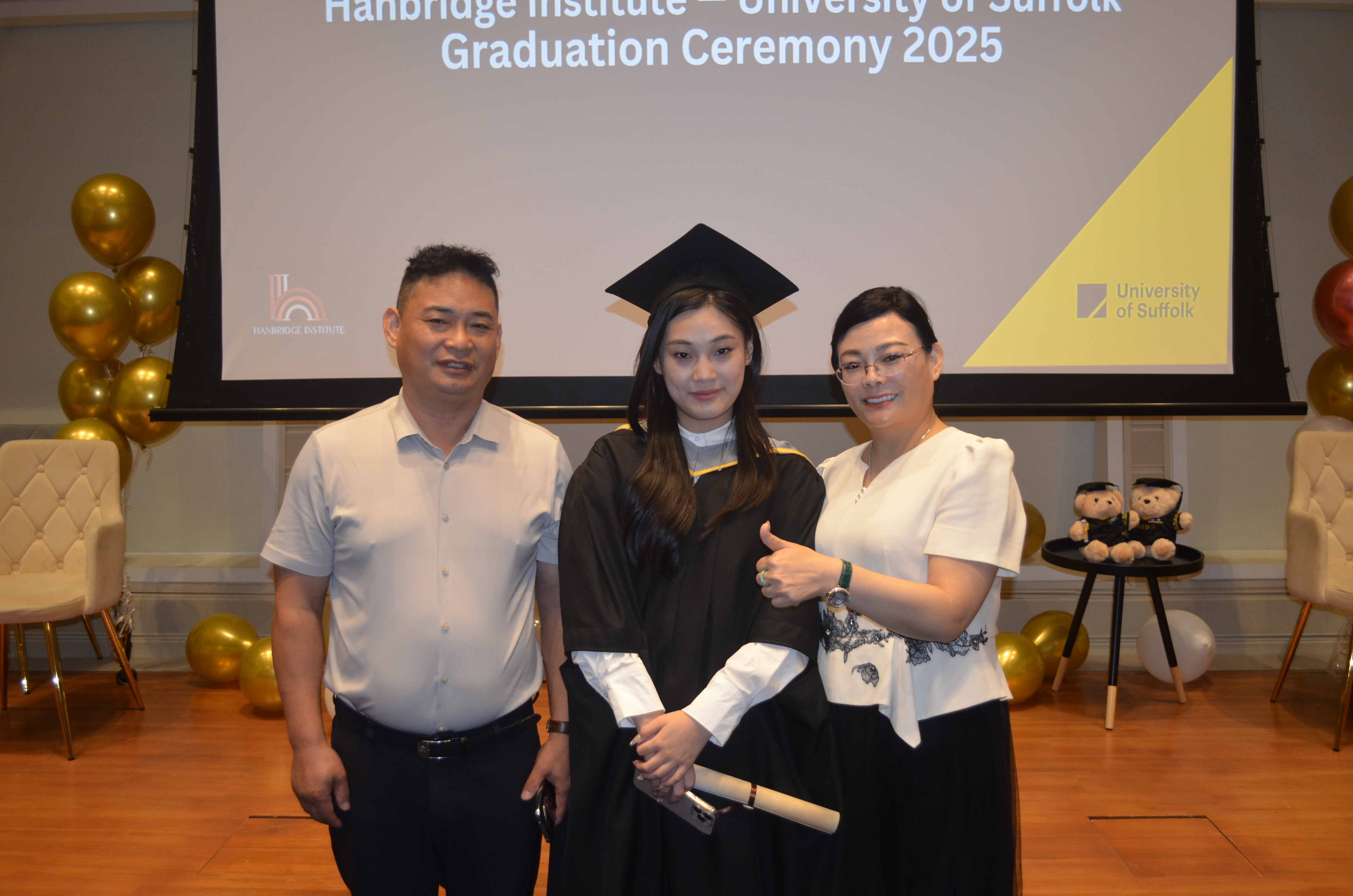 Group photo at Hanbridge graduation