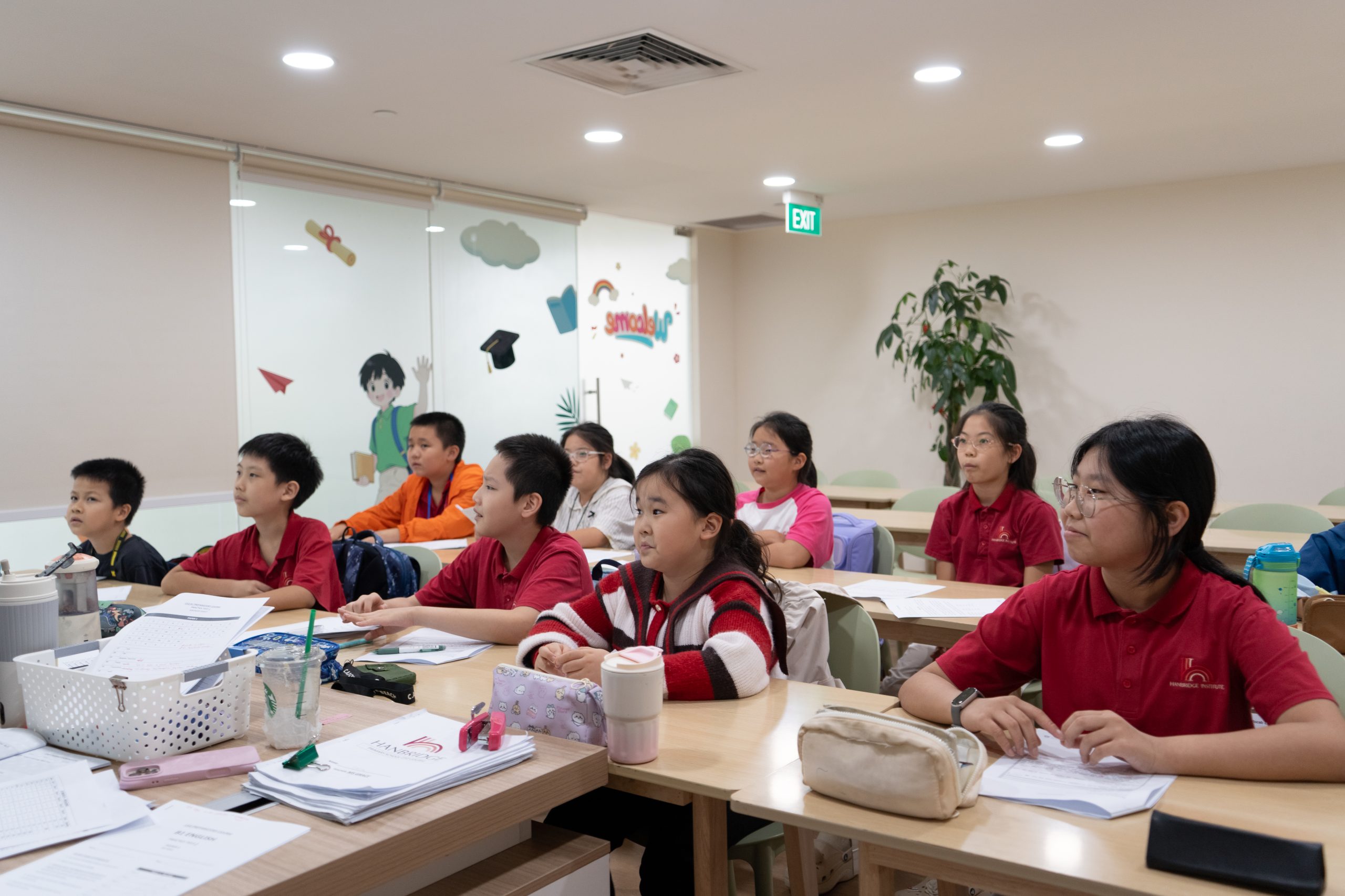 Hanbridge Institute classroom training for AEIS Primary 2 admission Singapore