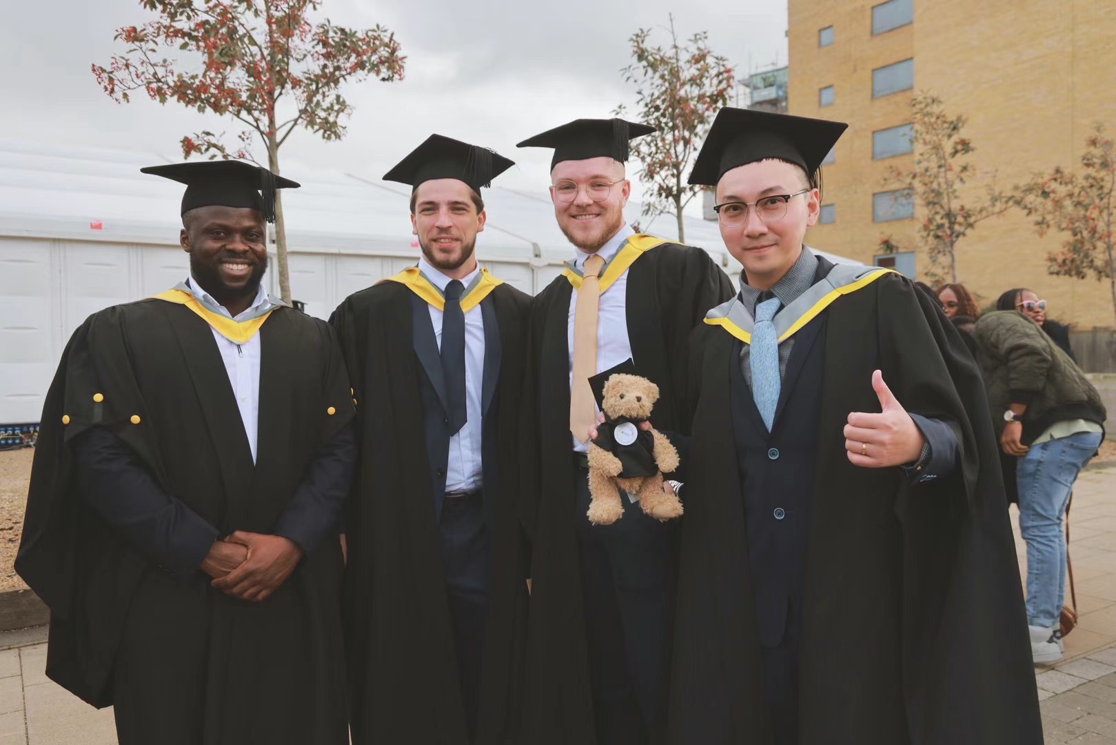Hanbridge Student graduating at University of Suffolk