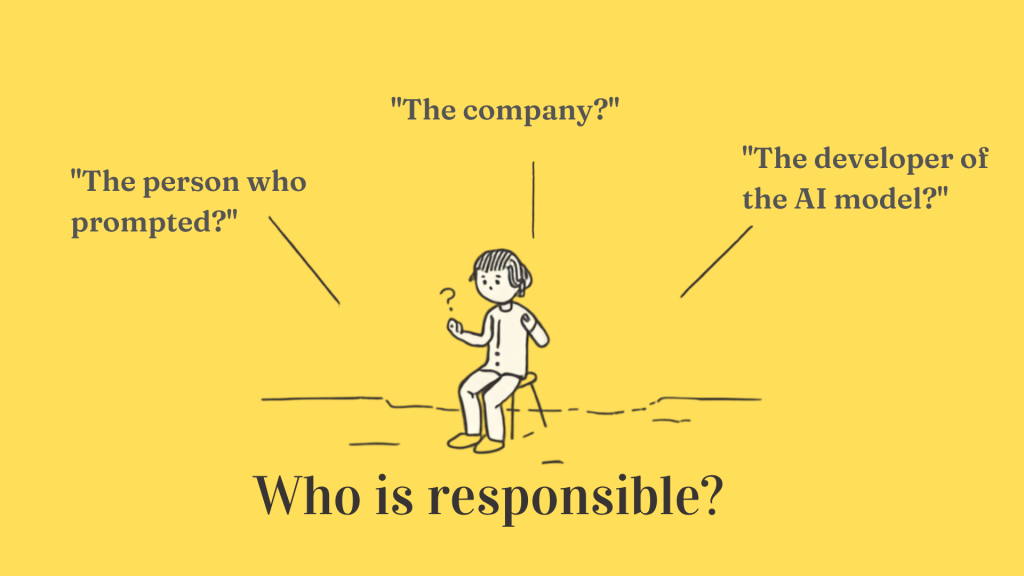 AI Assistant's action: who is responsible?