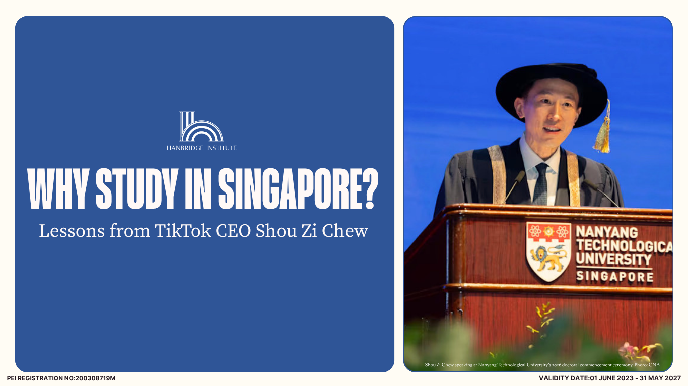 Why Study in Singapore? Lessons from TikTok CEO Shou Zi Chew