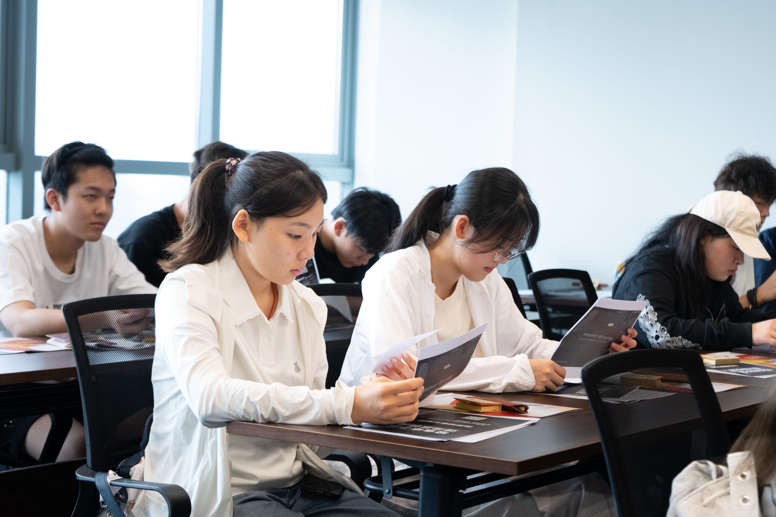 Higher Learning students developing academic and professional skills at Hanbridge Institute