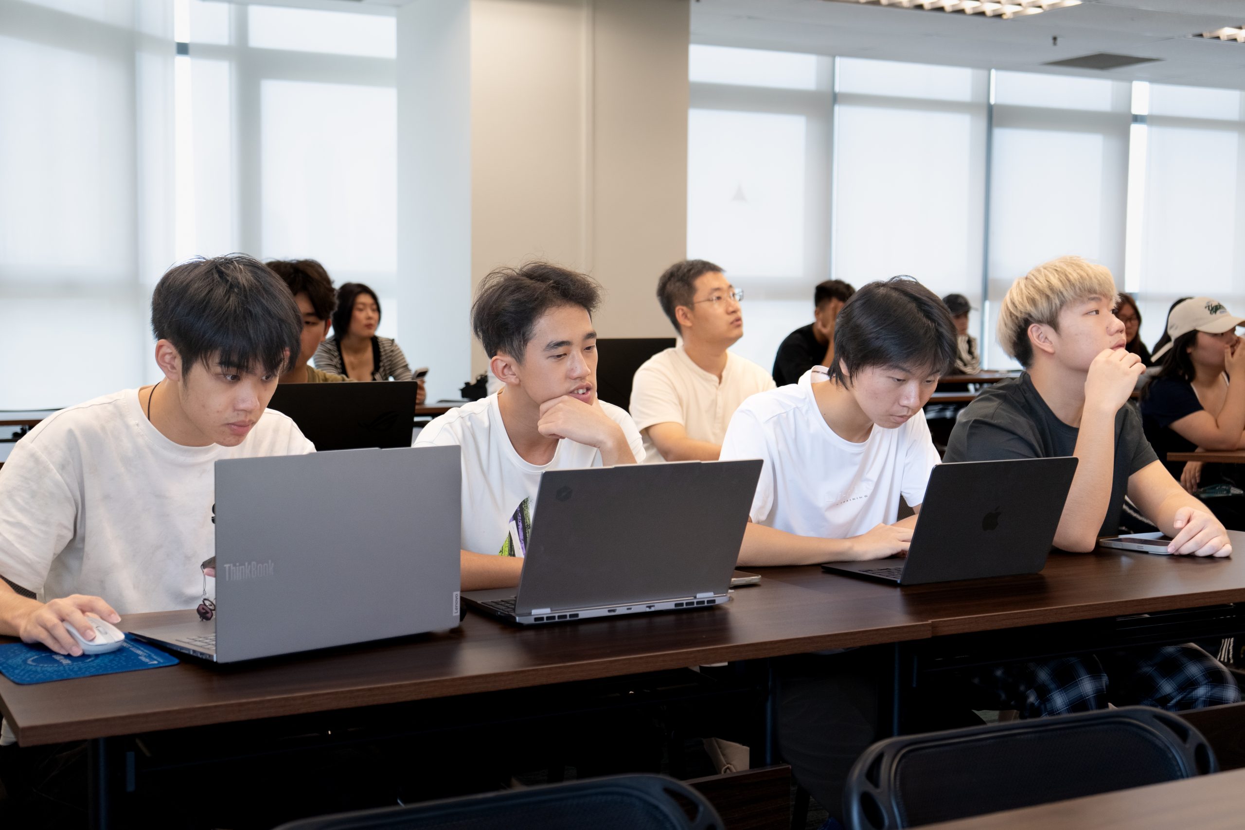 Higher Learning students developing academic and professional skills at Hanbridge Institute